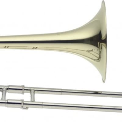 Levante LV-TB5415 Bb/F Pro Slide Trombone in Nickel Silver with Case -USA Tested image 1
