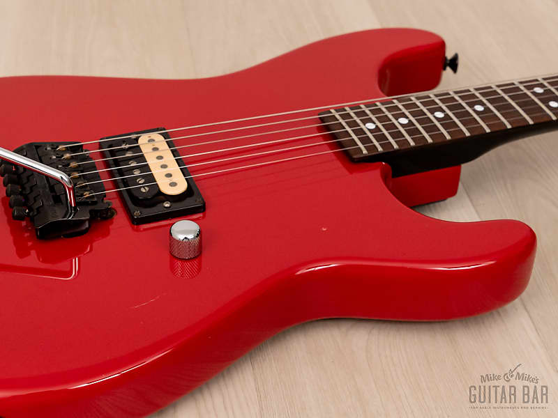 1980s Charvel by Jackson Model 2 Red w/ Kahler, Seymour Duncan JB 