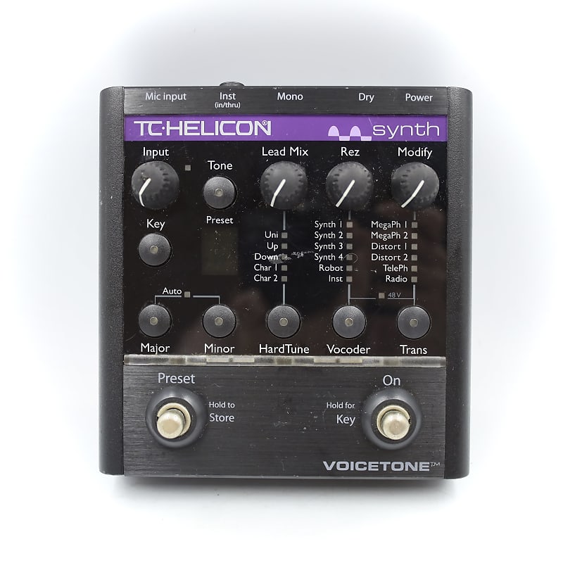 TC Helicon VoiceTone Synth Vocal Effect Pedal 9420363 | Reverb