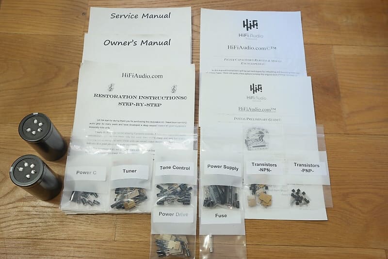 Yamaha CR-2040 restoration kit filter capacitor repair rebuild fix  			