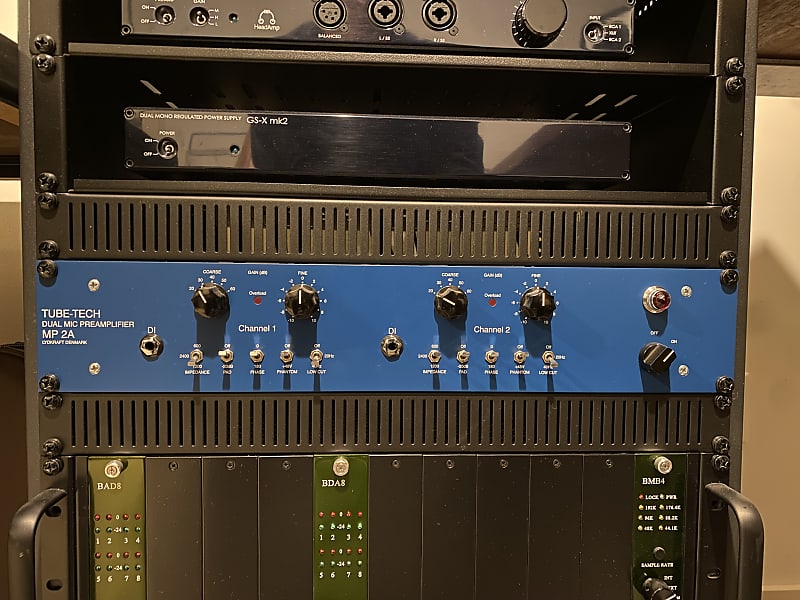 Tube-Tech MP 2A Dual Mic Preamplifier / DI 2010s - Blue image 1