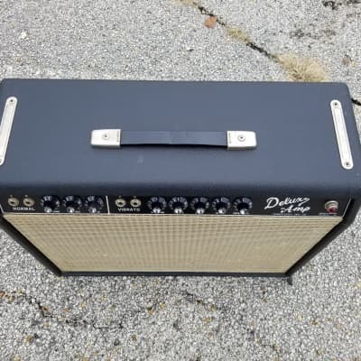 1963 Fender Deluxe Non Reverb   100% Untouched   Very Early image 4