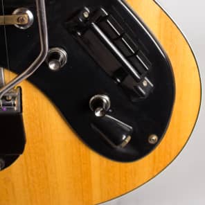 Wandre  Polyphon Beta Semi-Hollow Body Electric Guitar (1964), black hard shell case. image 10