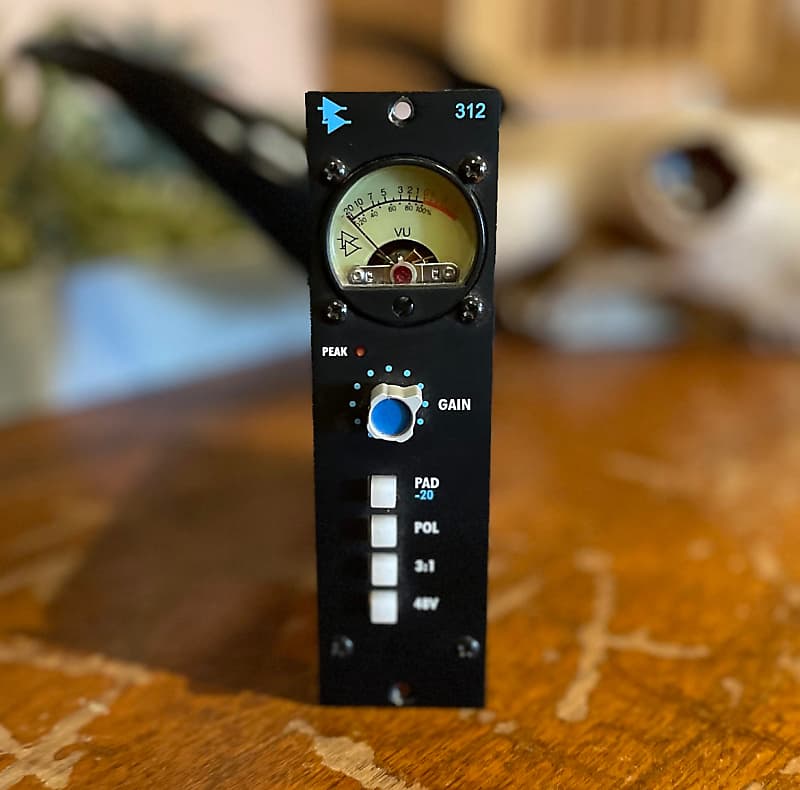 API 312 500 Series Mic Preamp Module 2020 - Present - Black image 1