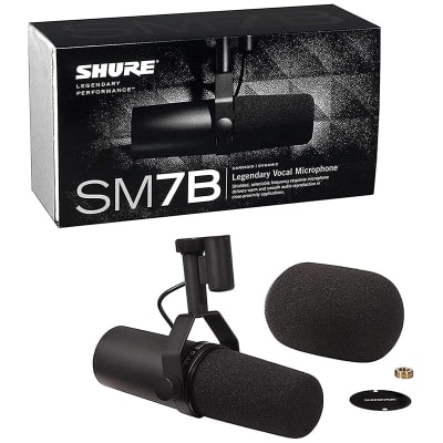 Shure SM7B Cardioid Dynamic Microphone 2001 - Present - Black