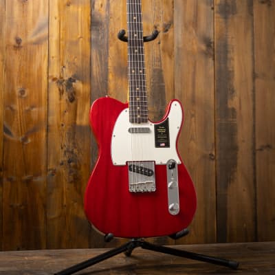 Fender American Vintage II 1963 Telecaster, Rosewood Fingerboard - Crimson Red Transparent image 2