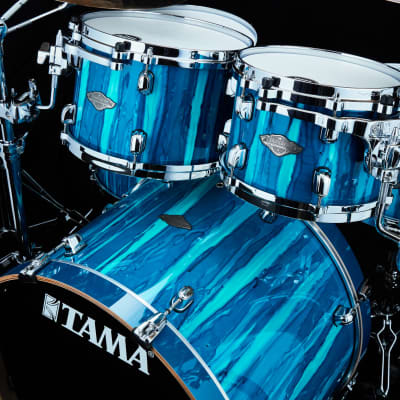 Tama MBS52RZS-SKA  Starclassic Performer Shell Kit 5 pcs - Sky Blue Aurora/Chrome HW image 6