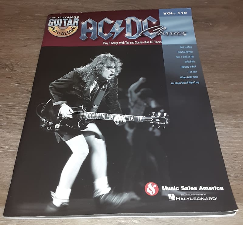 AC/DC - CLASSICS - GUITAR TAB BOOK & CD - TABLATURE - MUSIC | Reverb