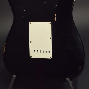 Fender USA Custom Shop 1956 Stratocaster Relic Black image 5