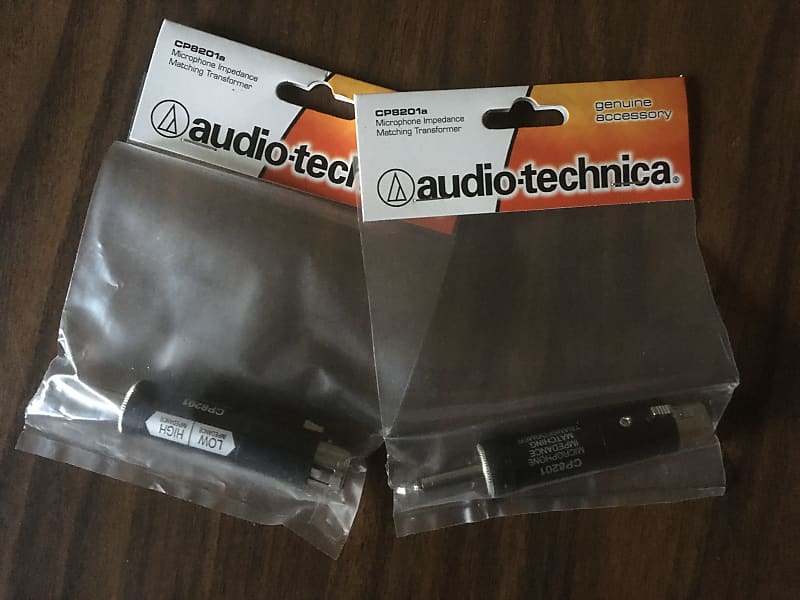 A Pair Of AudioTechnica CP8201 Microphone Impedance Matching Reverb