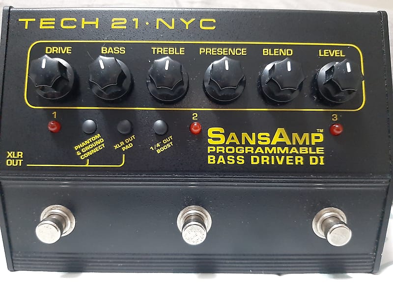 Tech 21 Sansamp Programmable Bass Driver