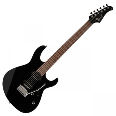 Cort G300PROBK G300 Pro Series Double Cutaway Solid Maple Top Roasted Maple Neck 6-String Electric Guitar image 1