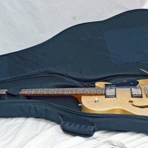 Godin Montreal Premiere HG w/Bigsby Gorgeous Graining Natural Finish 2 buckers image 14