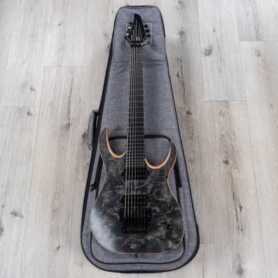 Mayones Duvell Elite Pro 7 Guitar, 7-String, Ebony Fretboard, Trans Black Satin image 10