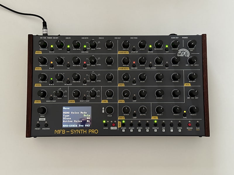 MFB SYNTH PRO Rare Polyphonic Analog Synthesizer Synthie | Reverb