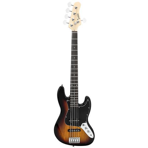 Glarry Gjazz Electric 5 String Bass Guitar Full Size Bag | Reverb