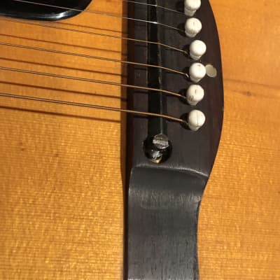 VINTAGE 1970s/80s UNIVOX ACOUSTIC NATURAL GUITAR - MADE IN JAPAN w/ GIG BAG CASE image 23