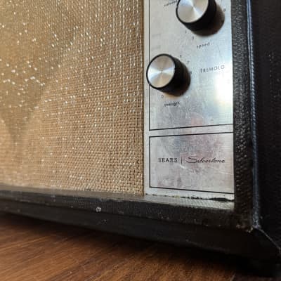 Silvertone 1482 1x12 Guitar Combo 1960s - Black image 6