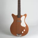 Danelectro  Shorthorn Standard Model 3412 Electric Bass Guitar (1960), ser. #2010-0, original brown alligator grain chipboard case.