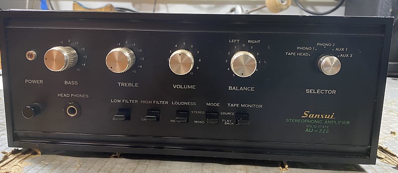 Sansui AU-222 Hi Fi Amplifier  			
