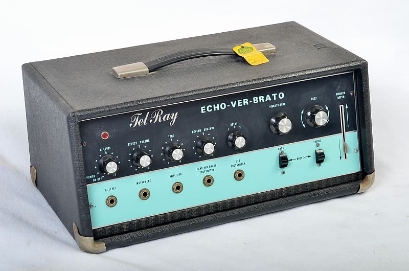 Tel-Ray Echo-Ver-Brato 1960's - Black/Blue | Reverb
