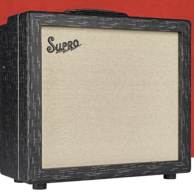 Supro Royale 1932r 1x12 50W Guitar Tube Combo Amp, Black Scandia, Variable Power Amp VERSATILE!, Mint image 23