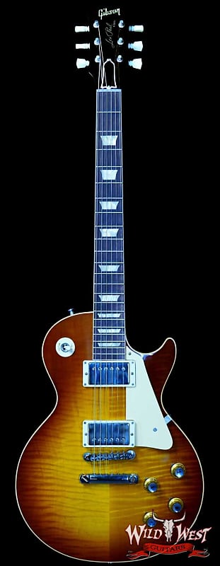 Gibson Custom Shop 1960 Les Paul Standard Reissue VOS Ice Tea Burst 8.20 LBS image 1
