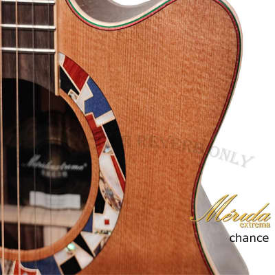 Merida Extrema chance Solid Cedar & Rosewood OOM cutaway acoustic guitar image 6