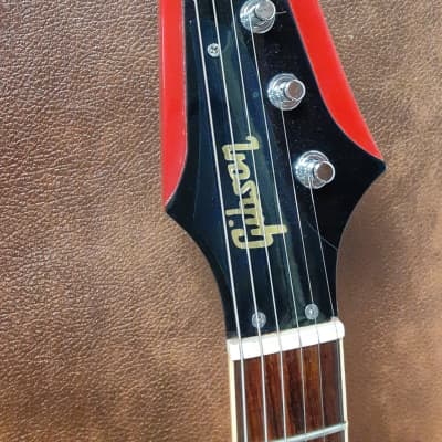 RARE 1990 Gibson Firebird V- Custom Color Cardinal Red w/ OHSC image 4