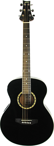 Ashton SL29CEDTB アコースティックギター Ashton SL29 BK Acoustic Guitar Black | Reverb