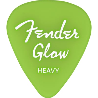 Fender Glow in the Dark 351 Celluloid Guitar Picks, Assorted Gauges, 12-Pack image 3