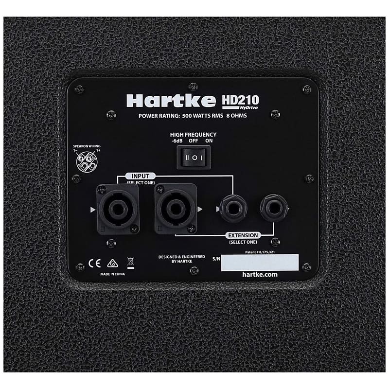 Hartke TX600 Bass Head with HD210 Bass Cabinet Half Stack