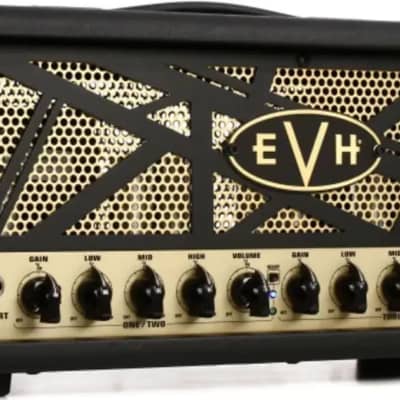 EVH 5150III EL34 Electric Guitar Tube Head, 50W, Black and Gold image 3