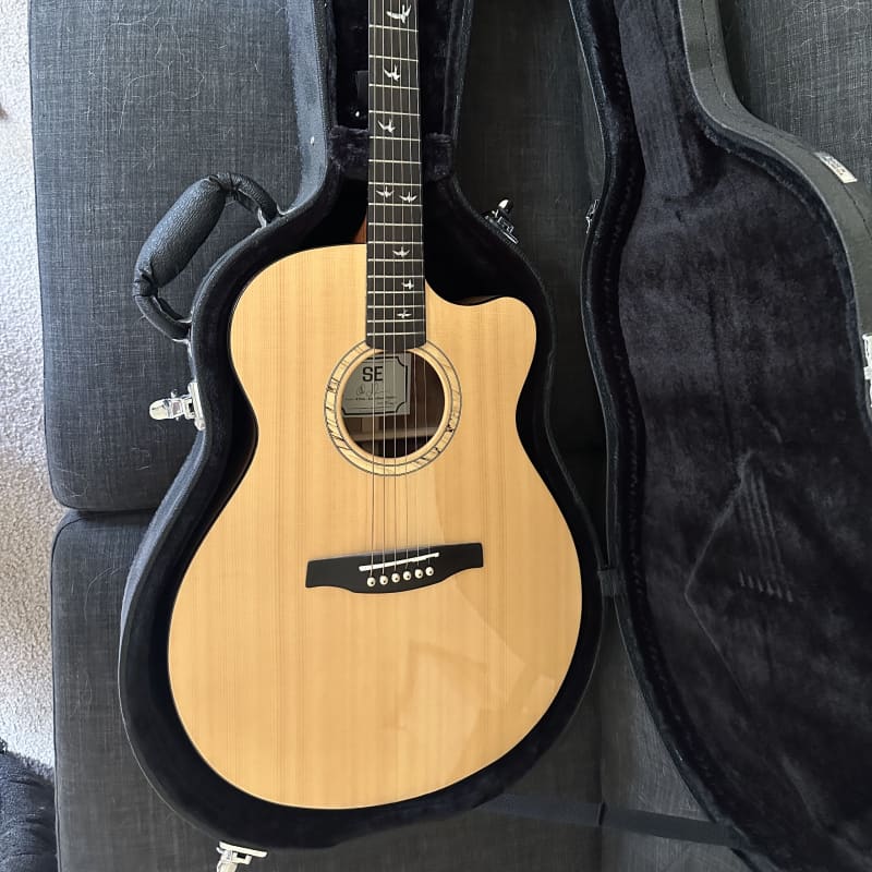 Paul Reed Smith PRS SE A15AL Alex Lifeson Natural NEW Thinline Acoustic  Guitar + Hardshell Case A15 | Reverb