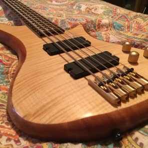 Schecter Custom 5 Electric Bass Guitar NICE image 3