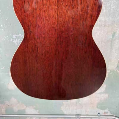 Mint Alvarez Masterworks MF60 Herringbone Folk / OM Acoustic Guitar with Gigbag image 10
