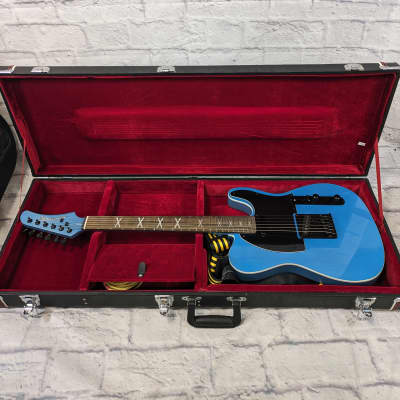 Hard Luck Kings Blue Telecaster Style with Case for sale