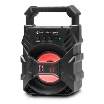 Technical pro Rechargeable Battery Powered Bluetooth Speaker (Black) (1 lbs) (60) image 2