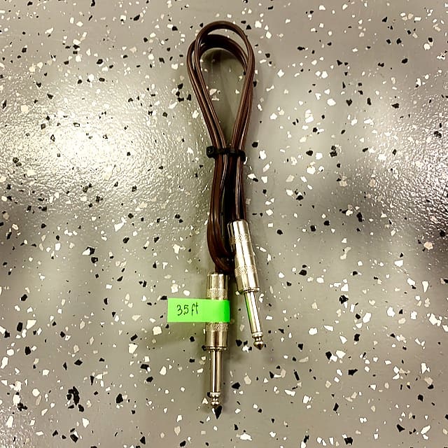 Custom Guitar Amp Speaker Cable made with NOS 70s cable on Reverb