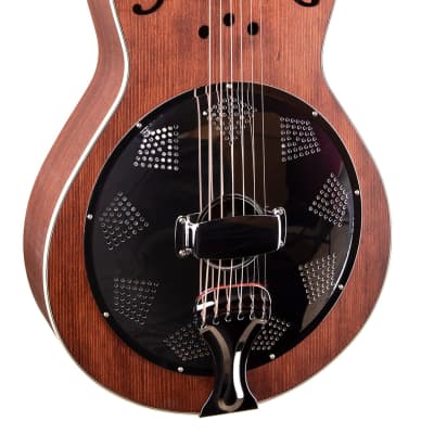 Morgan Monroe MM-PD100 Mahogany Top & Neck 6-String Parlor Acoustic Resonator Guitar - Natural image 1