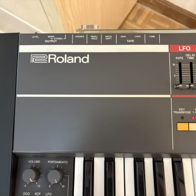 Roland Juno-106 61-Key Programmable Polyphonic Synthesizer 1984 - 1985 - Black image 3