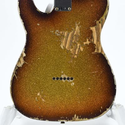 Fender Custom Shop 63 Tele Super Faded Aged 3 Tone Sparkle Heavy Relic image 8