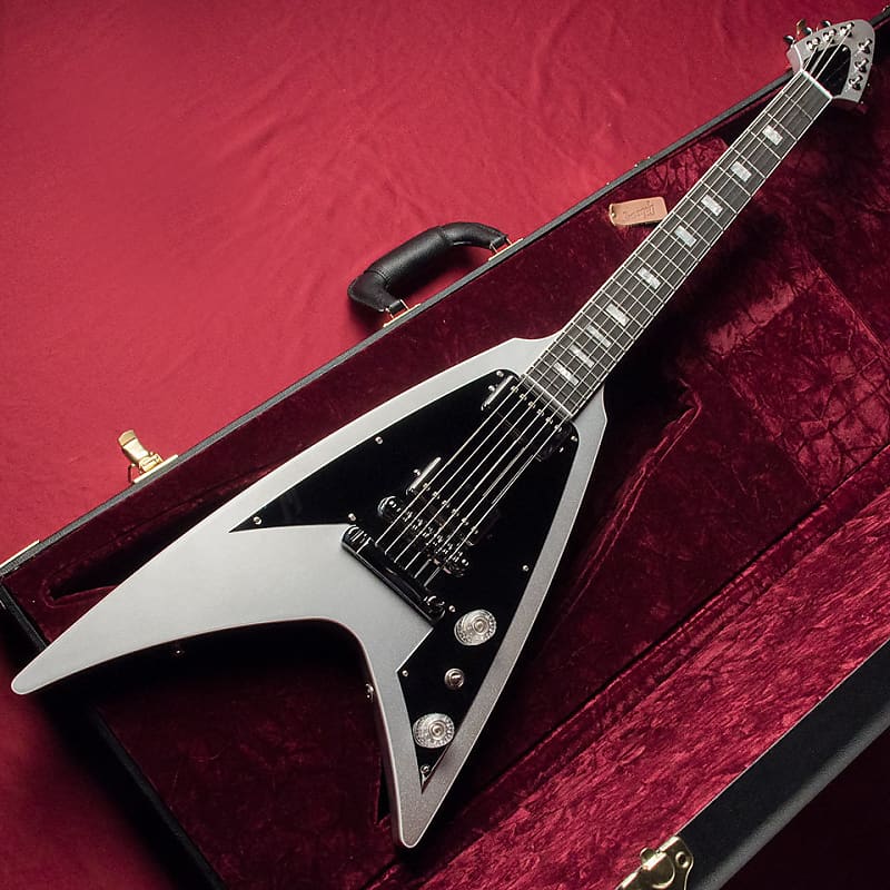 Gibson Custom Shop Modern Flying V Silver Prism | Reverb