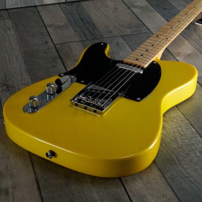 Revelation RVT 'Left Handed' Electric Guitar, Vibrant Yellow image 3