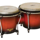 Latin Percussion CP221-VSB Vintage Sunburst 6" & 7" Wood Bongos Drums