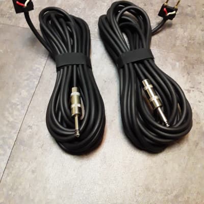 Heavy Gauge 1/4" to Banana Cables Pair - 25ft. Length - *Great for Studio Monitors* image 6