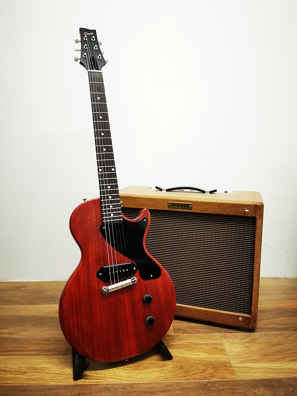 Daniel's Guitars Riff Raff Lite 2022 Cherry Red Satin Reverb UK
