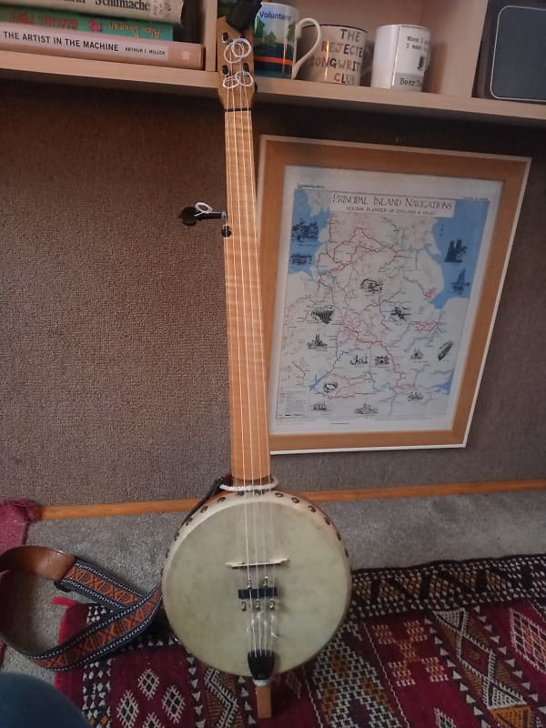 Luthiermade fretless 5string minstrel banjo 2021 Reverb UK