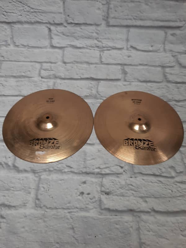 Zildjian Bronze Scimitar 14" HiHats (Pair) Reverb