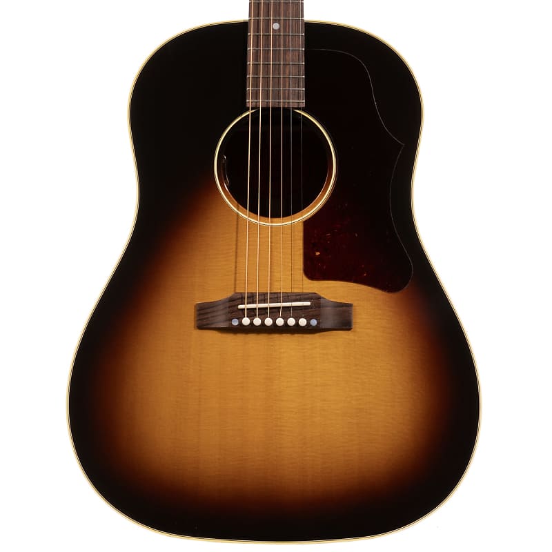 Gibson '50s J-45 Original Round Shoulder Acoustic Guitar, Vintage Sunburst image 1